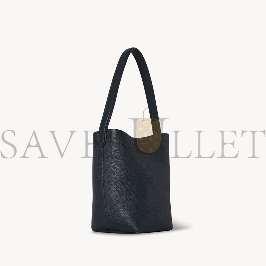 T*e R*w small ns park tote bag in leather virginia blue w1314l129vgbl (25*22*12cm)